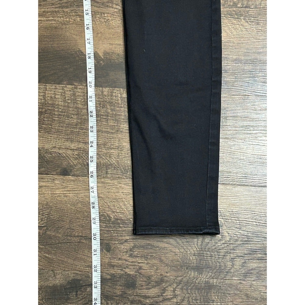 Rock & Republic Kashmere Skinny Jeans Women's Sz 10 Black Mid Rise Stretch Gold - Picture 10 of 11